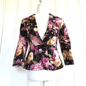 Floral blazer